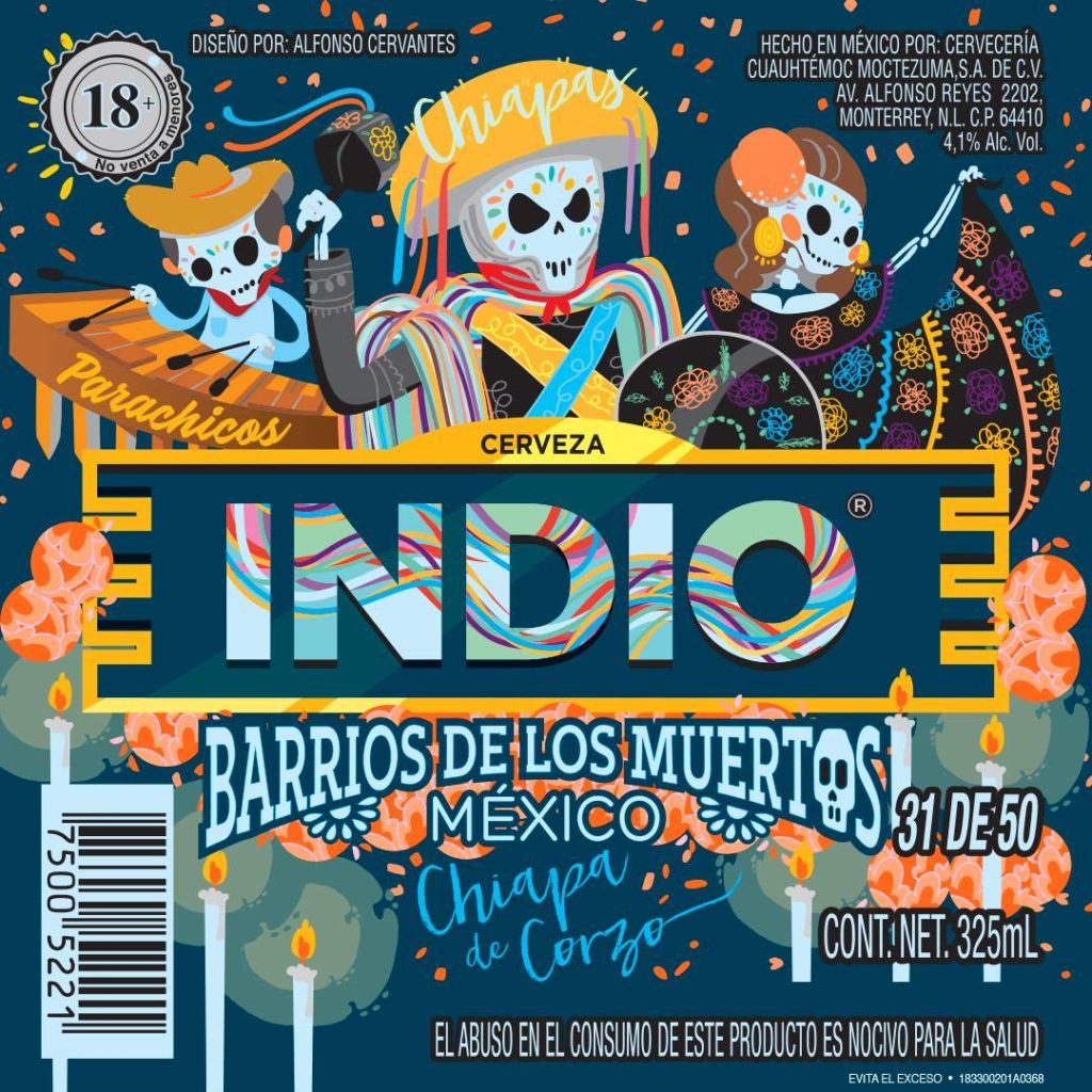 dia de muertos por los barrios de mexico