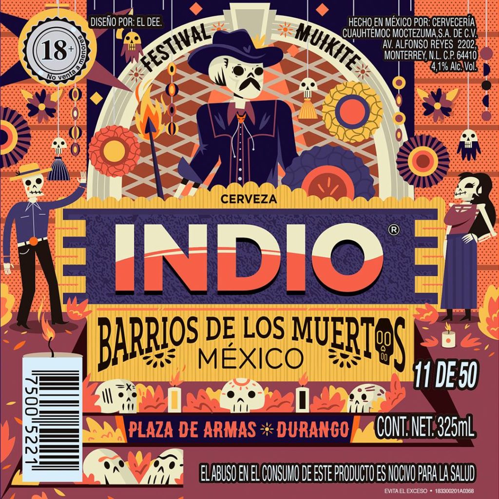 dia de muertos por los barrios de mexico